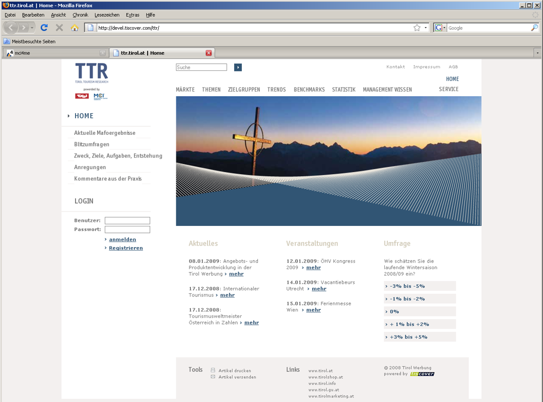 TTR 2.0 Tirol Tourism Research