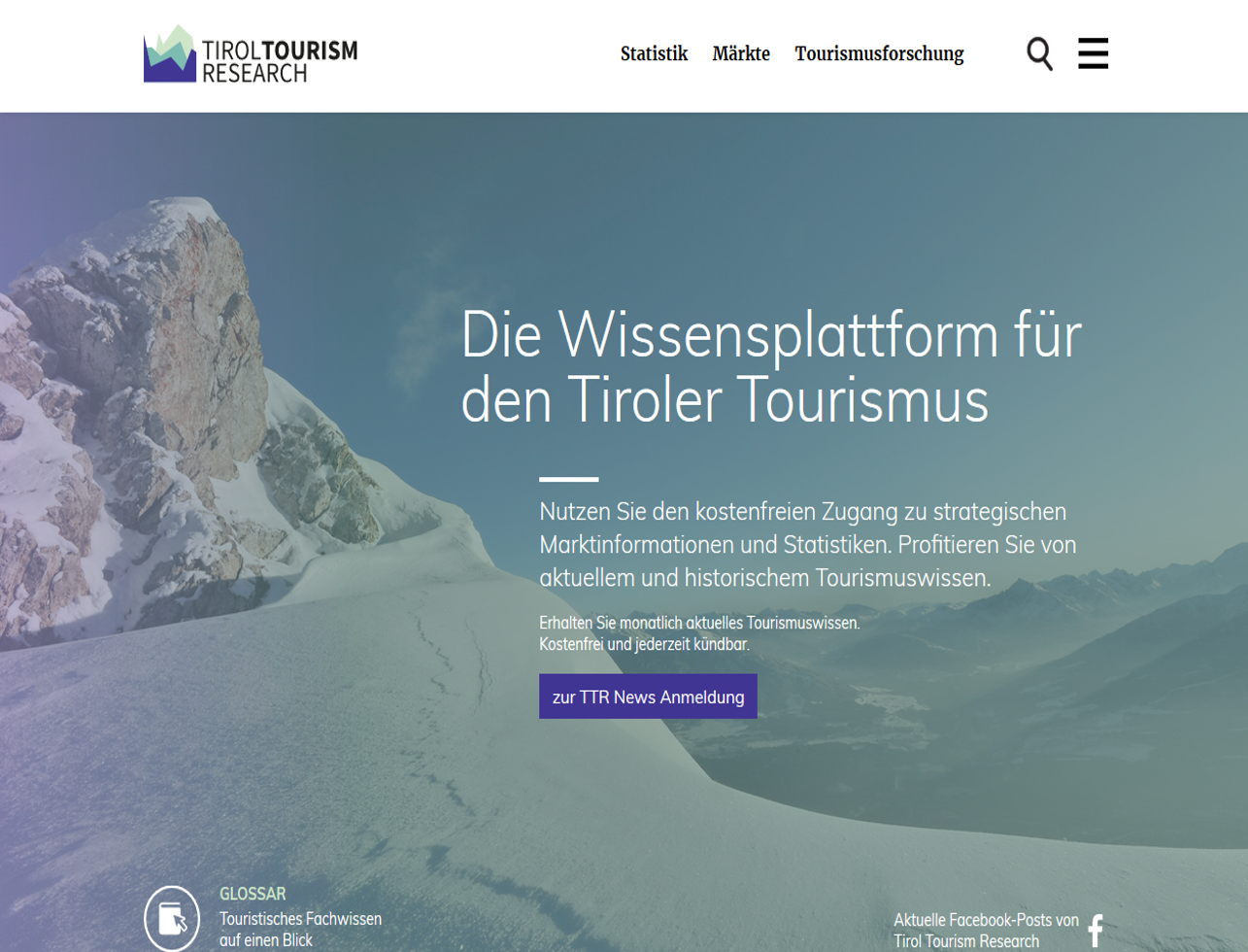 TTR 3.0 Tirol Tourism Research