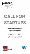 pioneer:impact, Impact Hub Tirol, Werkstätte Wattens, Startups